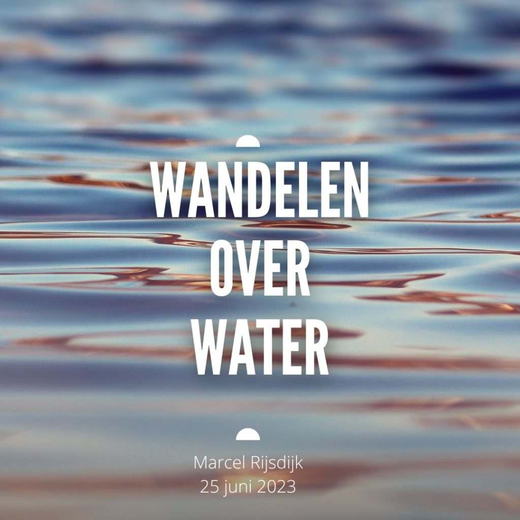 Wandelen over water